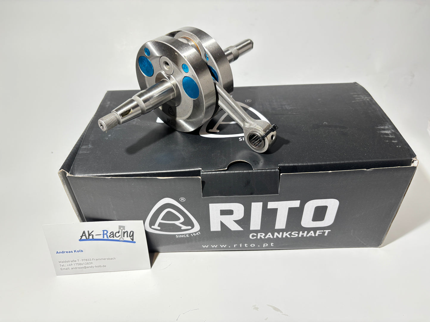 Rito Vollwangenkurbelwelle 41,8mm Hub, Zündapp 3-/4-Gang, CS25, CS50