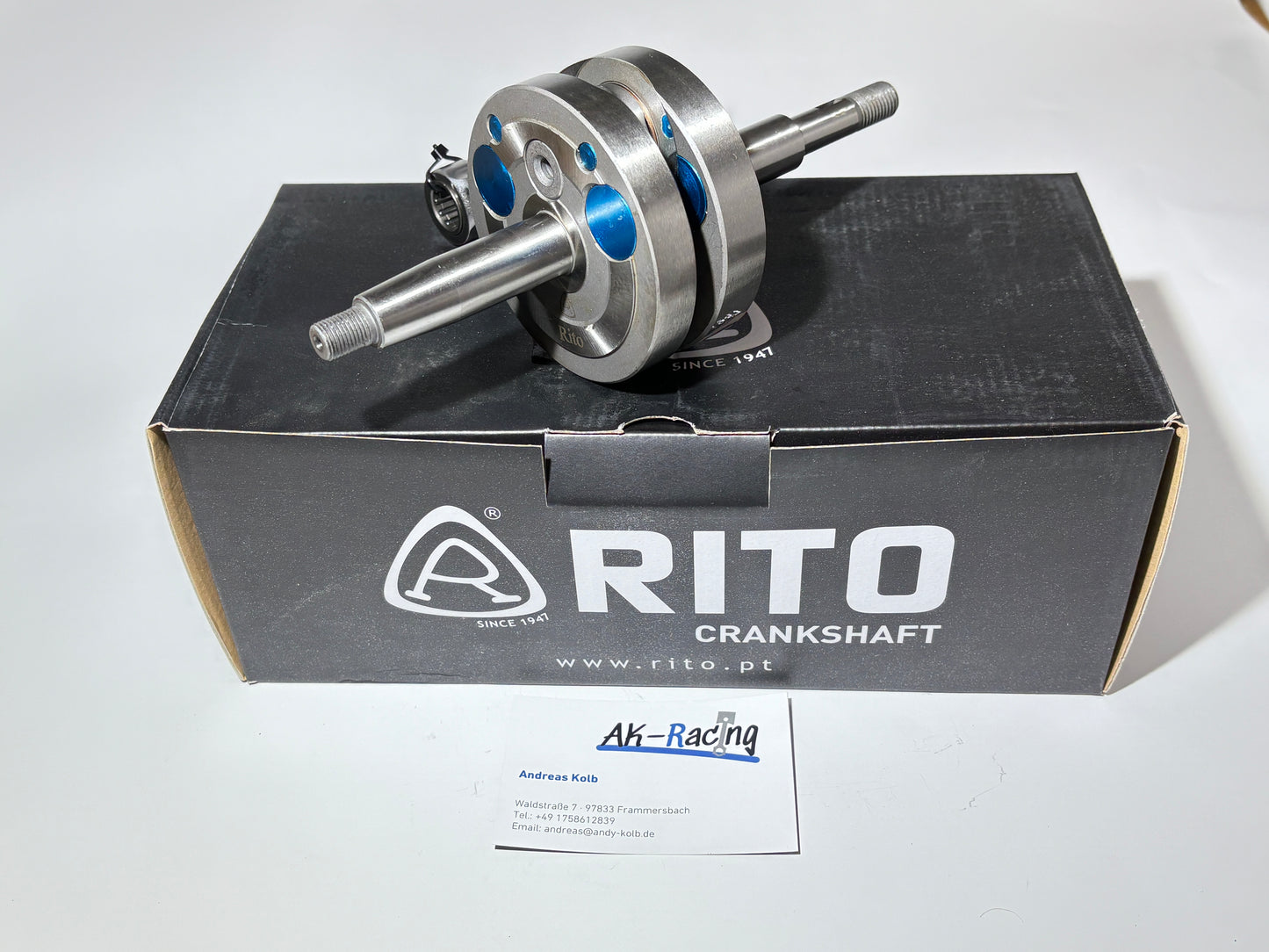 Rito Vollwangenkurbelwelle 39,7mm Hub, Sachs 5/6-Gang, Hercules K50
