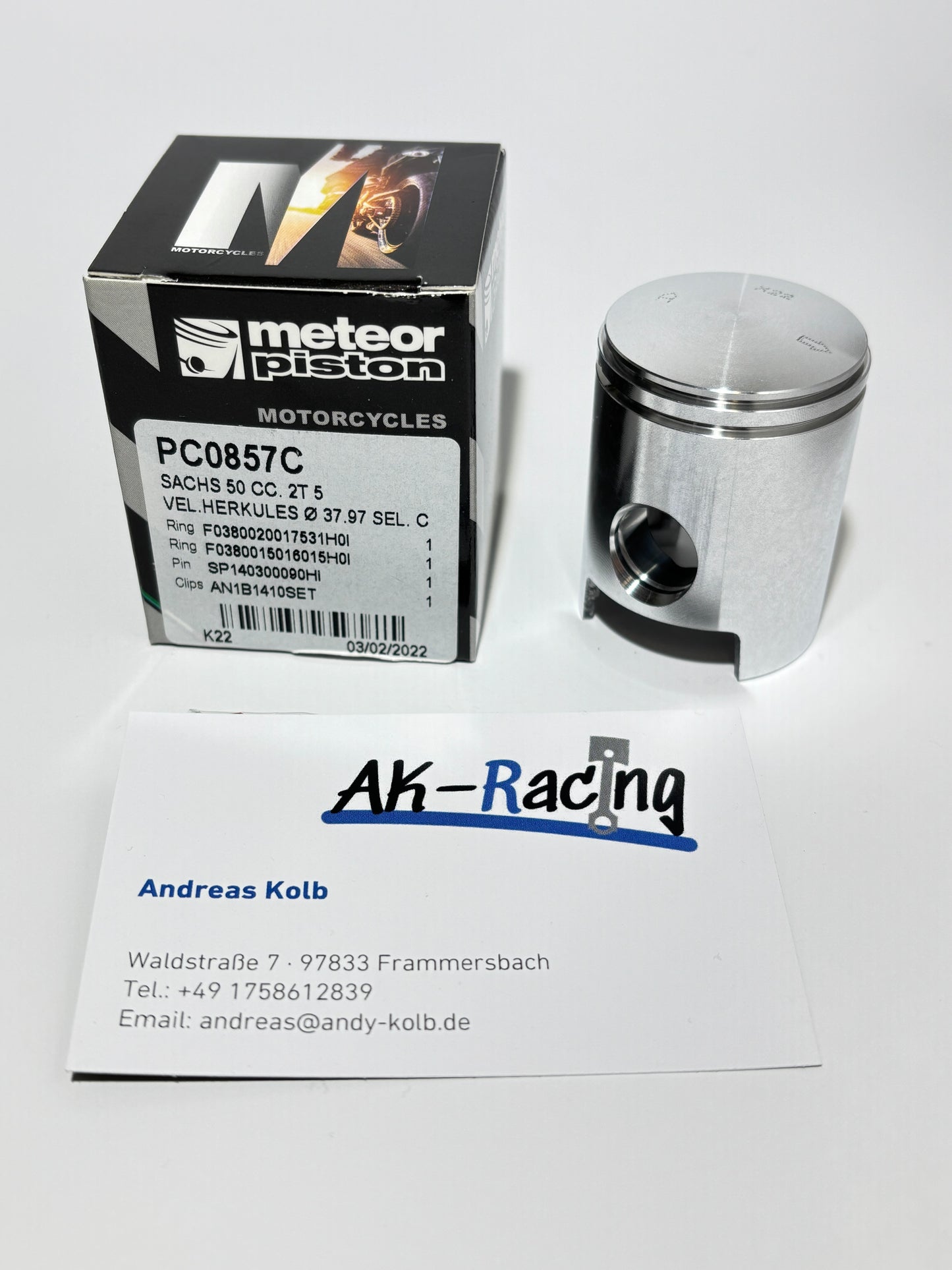 Meteor 2-Ring Kolben, Hercules, Sachs