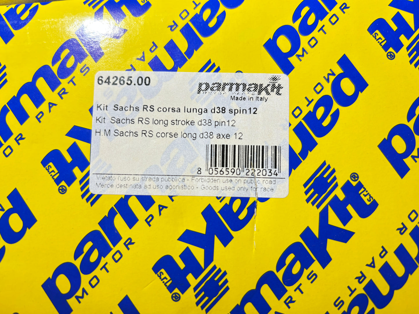 Parmakit Zylinder 38mm, Hercules K50, Prima GT, Supra 4GP