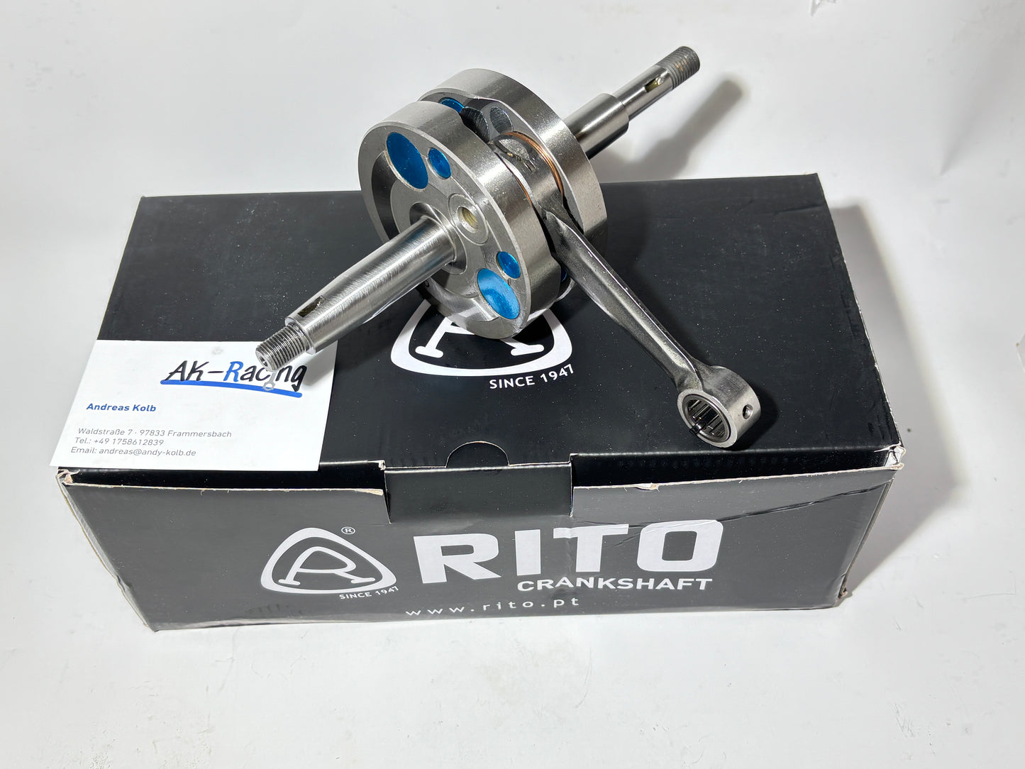 Rito Vollwangenkurbelwelle 48mm Hub, Sachs 80SA, Sachs 80SW