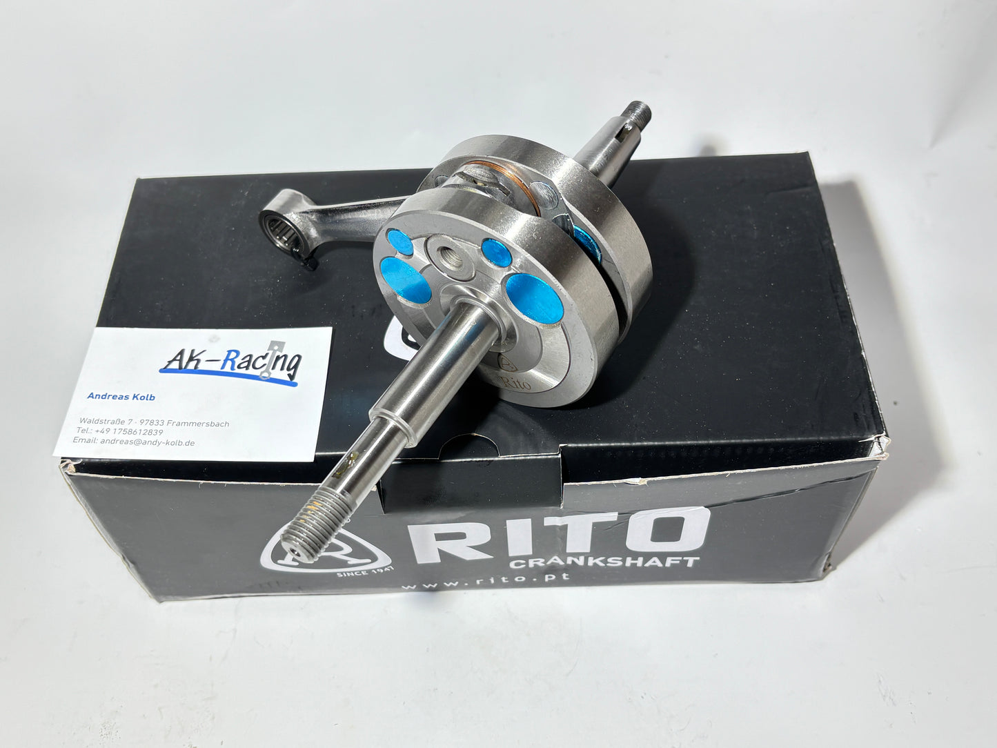 Rito Vollwangenkurbelwelle 48mm Hub, Sachs 80SA, Sachs 80SW