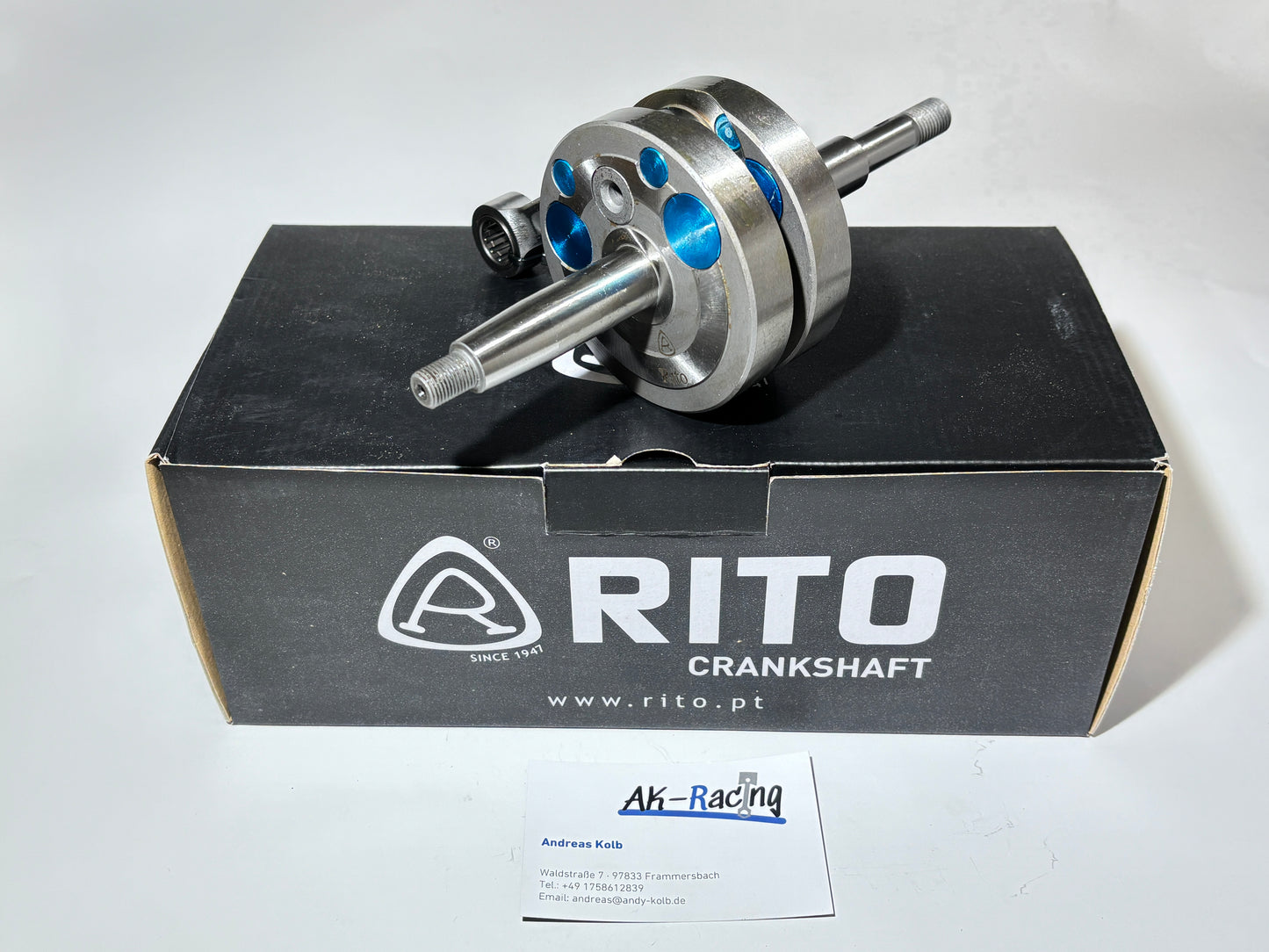 Rito Vollwangenkurbelwelle 44mm Hub, Sachs 5/6-Gang, Hercules K50