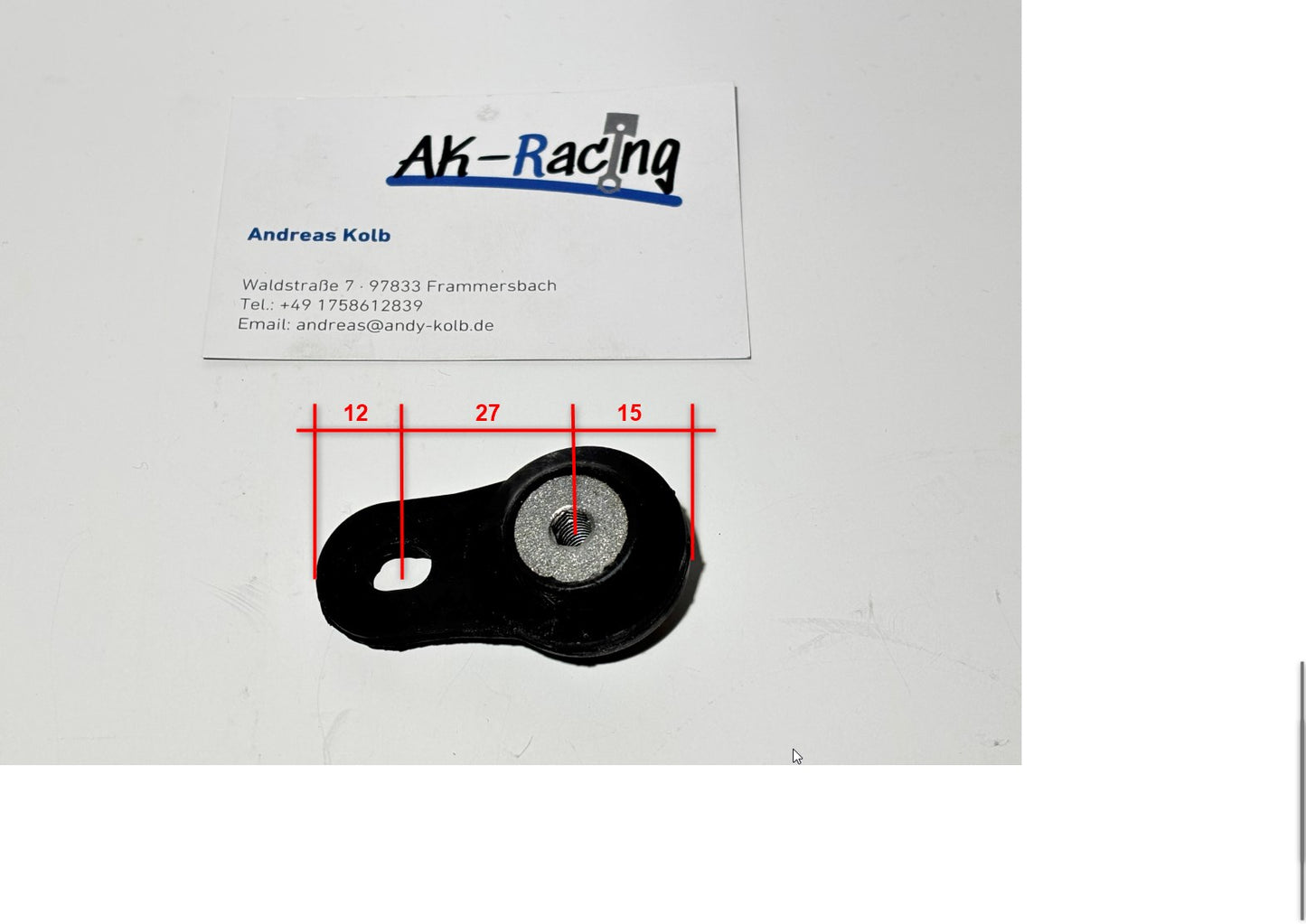 Schwingelement Auspuff, Rennauspuff