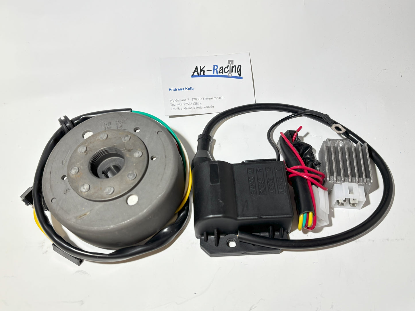 Zündung Modell Kokusan 6V, 12V, linksdrehend, Sachs 505, Zündapp, Kreidler