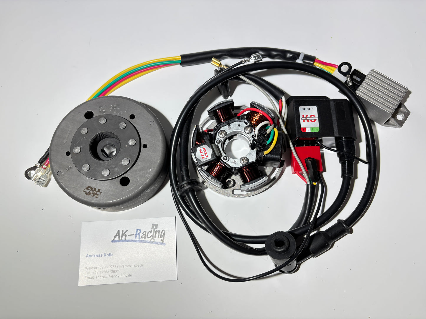 Zündung Kokusan Evo2 plus 12V, linksdrehend, Sachs 505, Kreidler, Zündapp