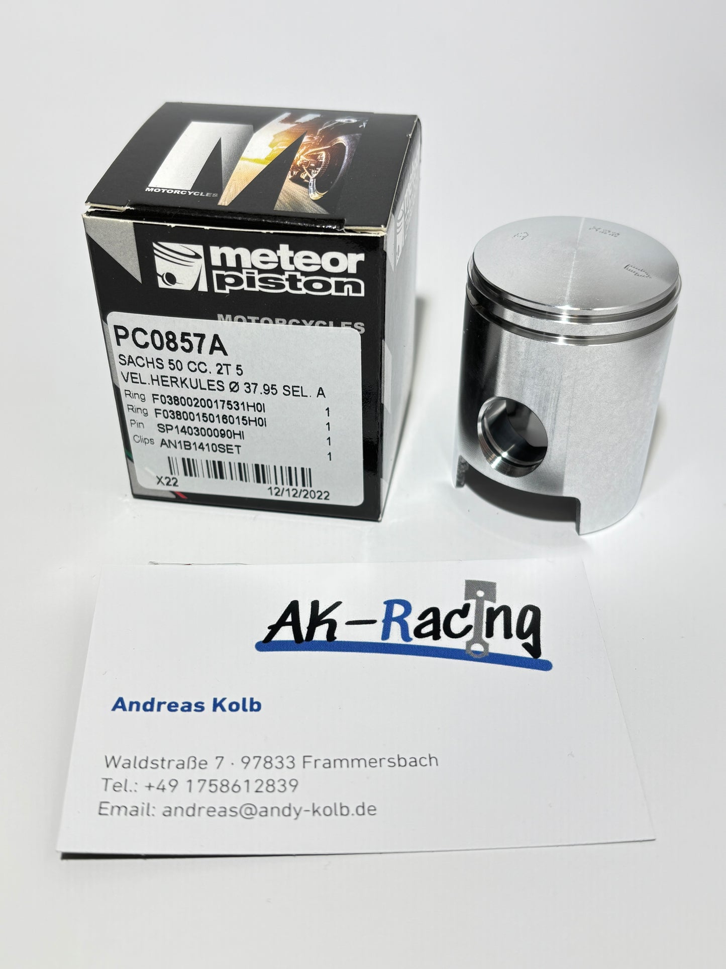 Meteor 2-Ring Kolben, Hercules, Sachs