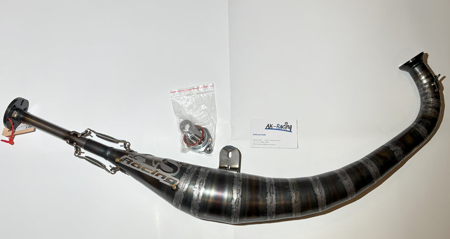 AS-Racing Pipes Torque Tech 2 Auspuff, 50 - 65ccm³