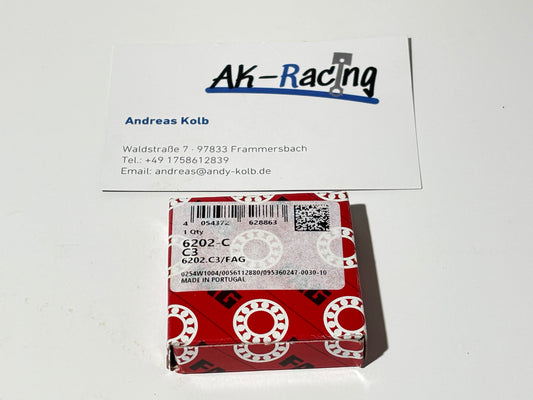 SKF/FAG 6202/C3 Kugellager, Sachs 506, Hercules Prima GT, Hercules Prima GX, KTM Bora