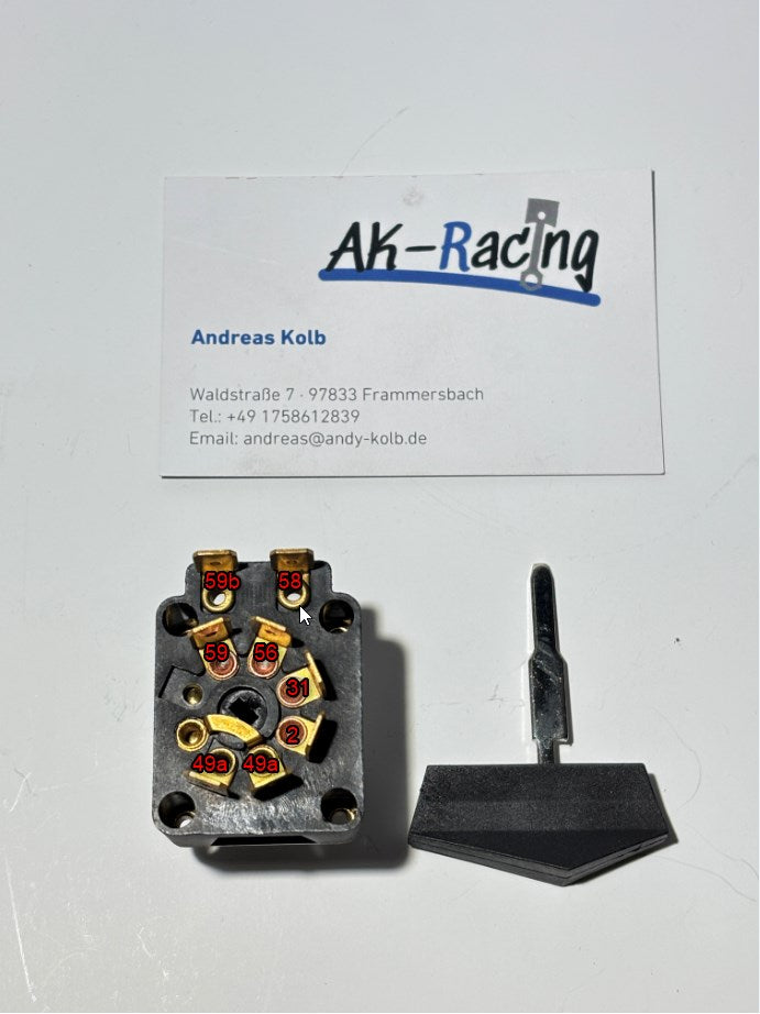 Zündschloss Mofa, Moped, Mokick, Hercules, Sachs, Kreidler, Zündapp