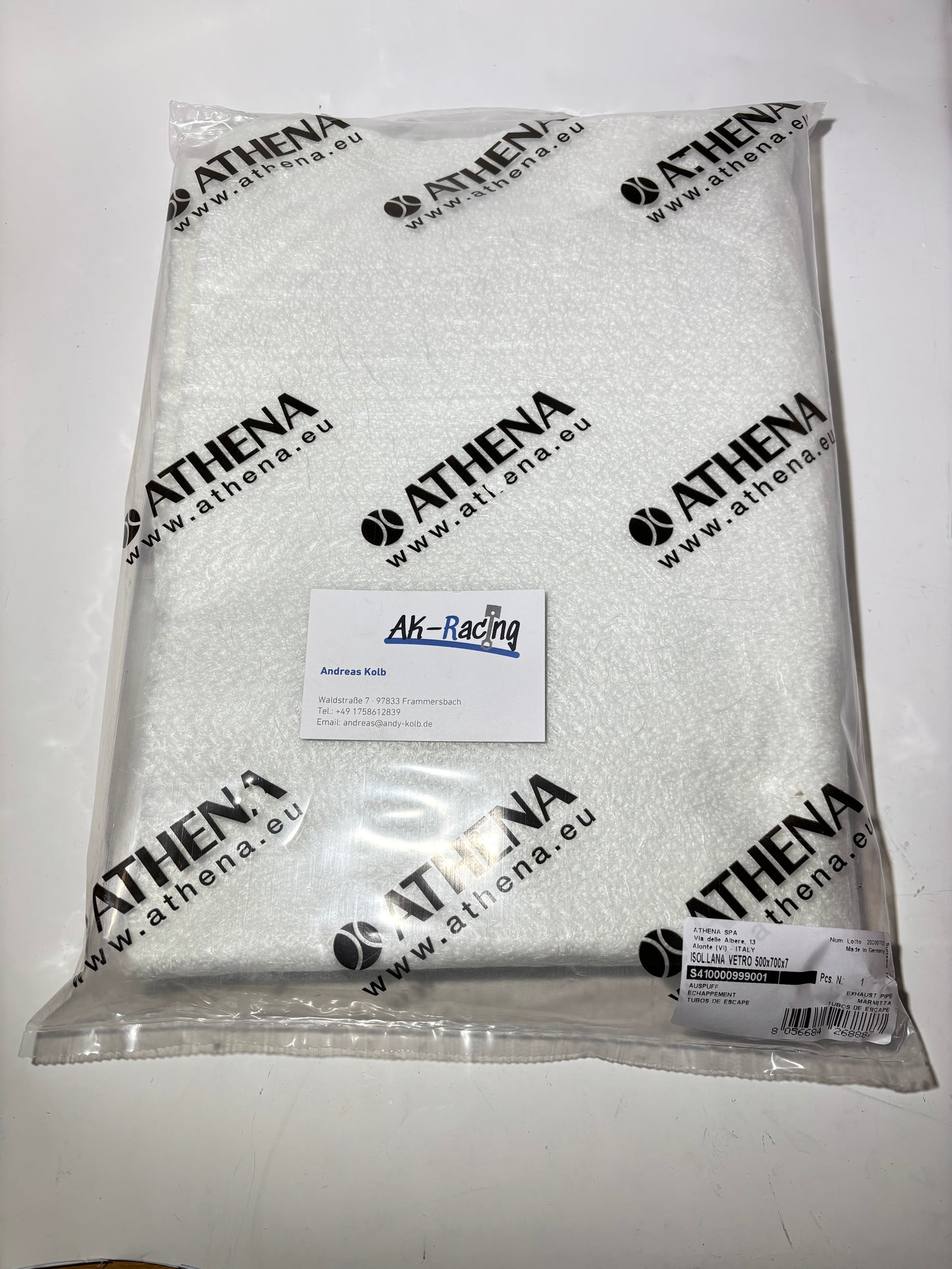 Athena Auspuffdämmwolle, Auspuffdämmmatte