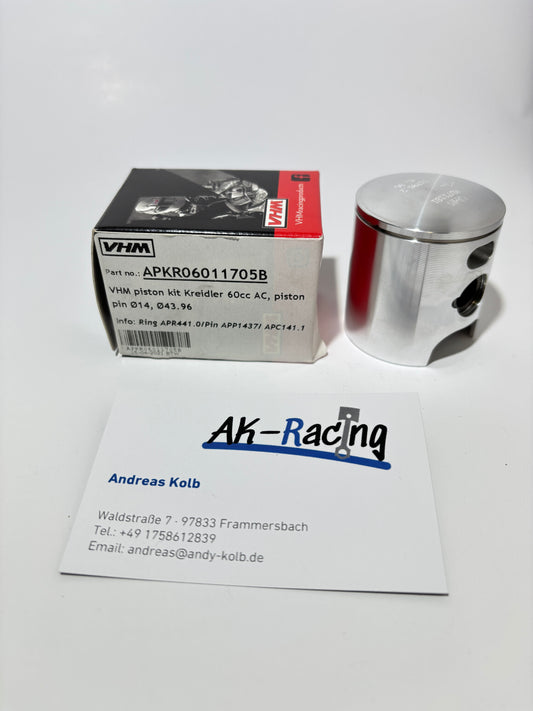 VHM 1-Ring Racing Kolben 44mm, 14mm Kolbenbolzen, Kreidler