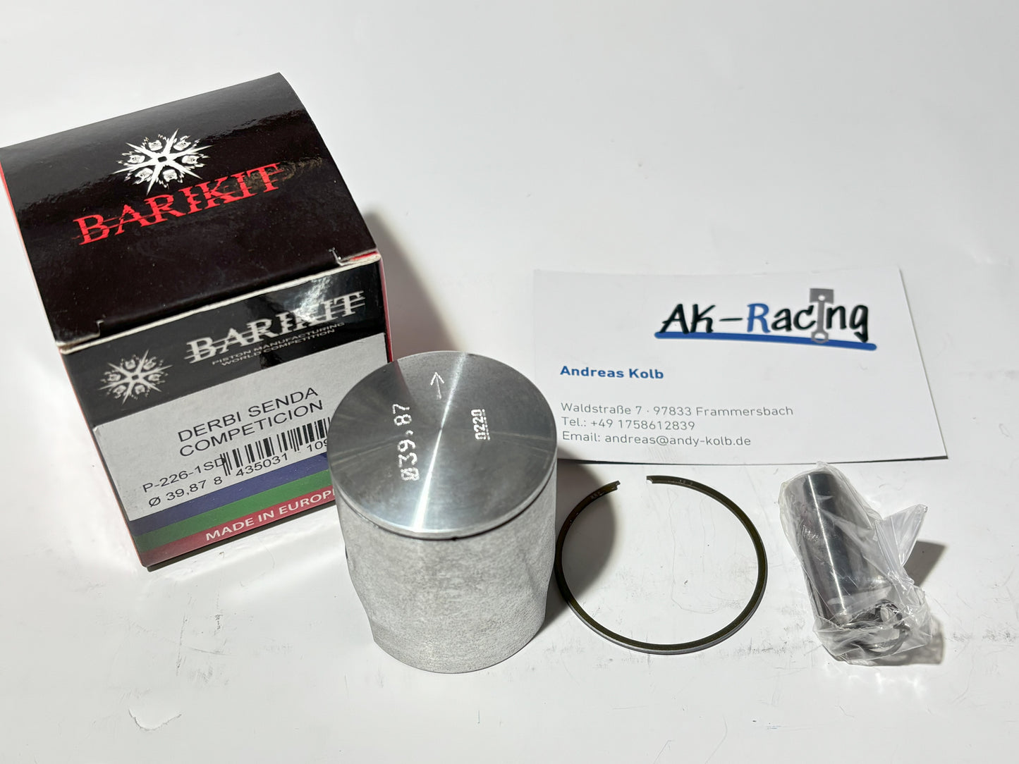 Barikit 1-Ring Kolben, Derbi Senda, Sachs 506