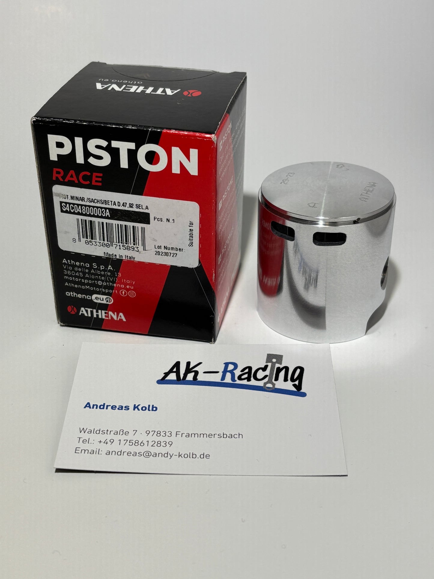 Athena Kolben 48mm, 80ccm³, Hercules Prima GT, Hercules K50, Hercules Supra 4GP