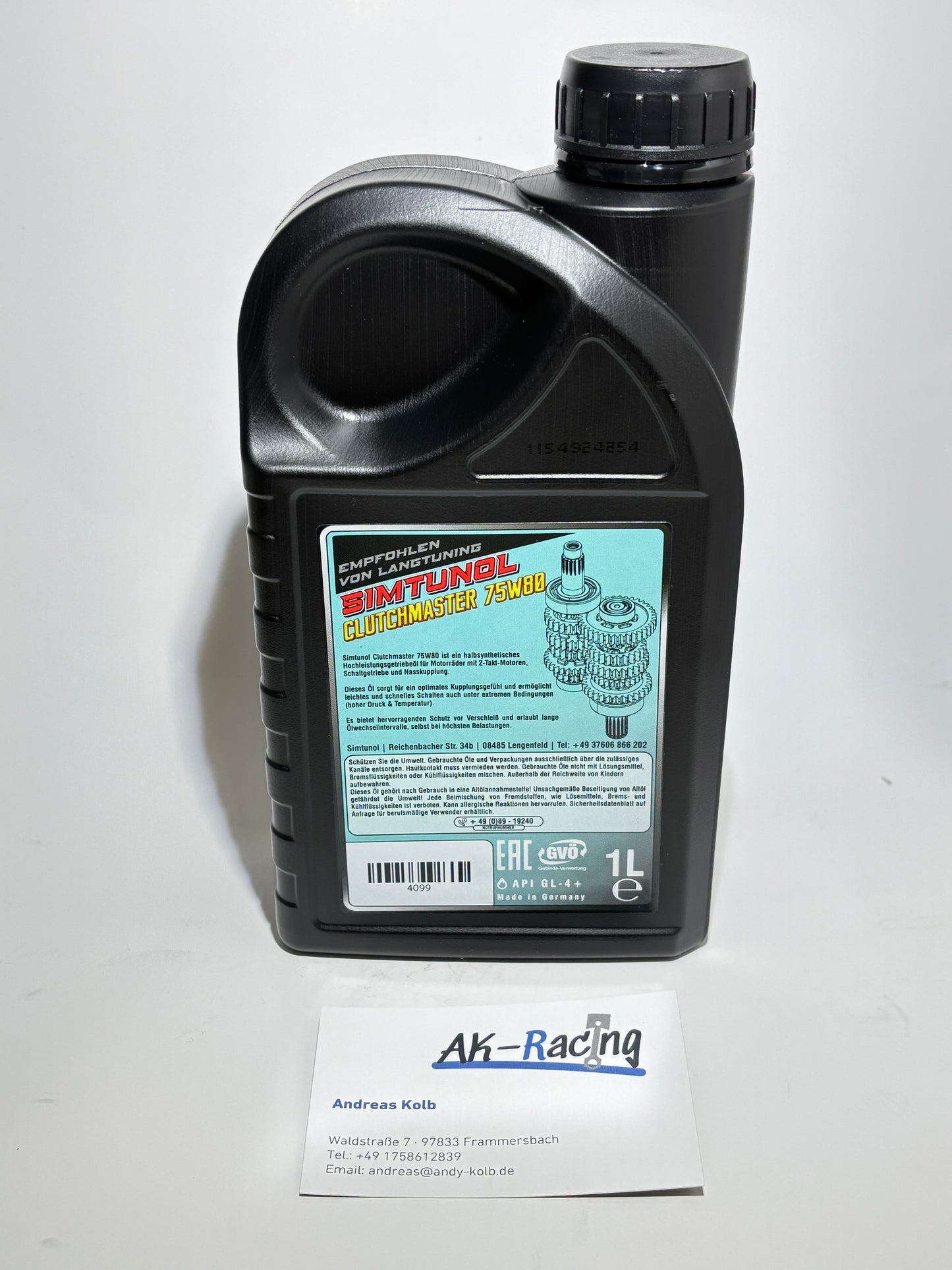 Simtunol Clutchmaster 75W80, Getriebeöl