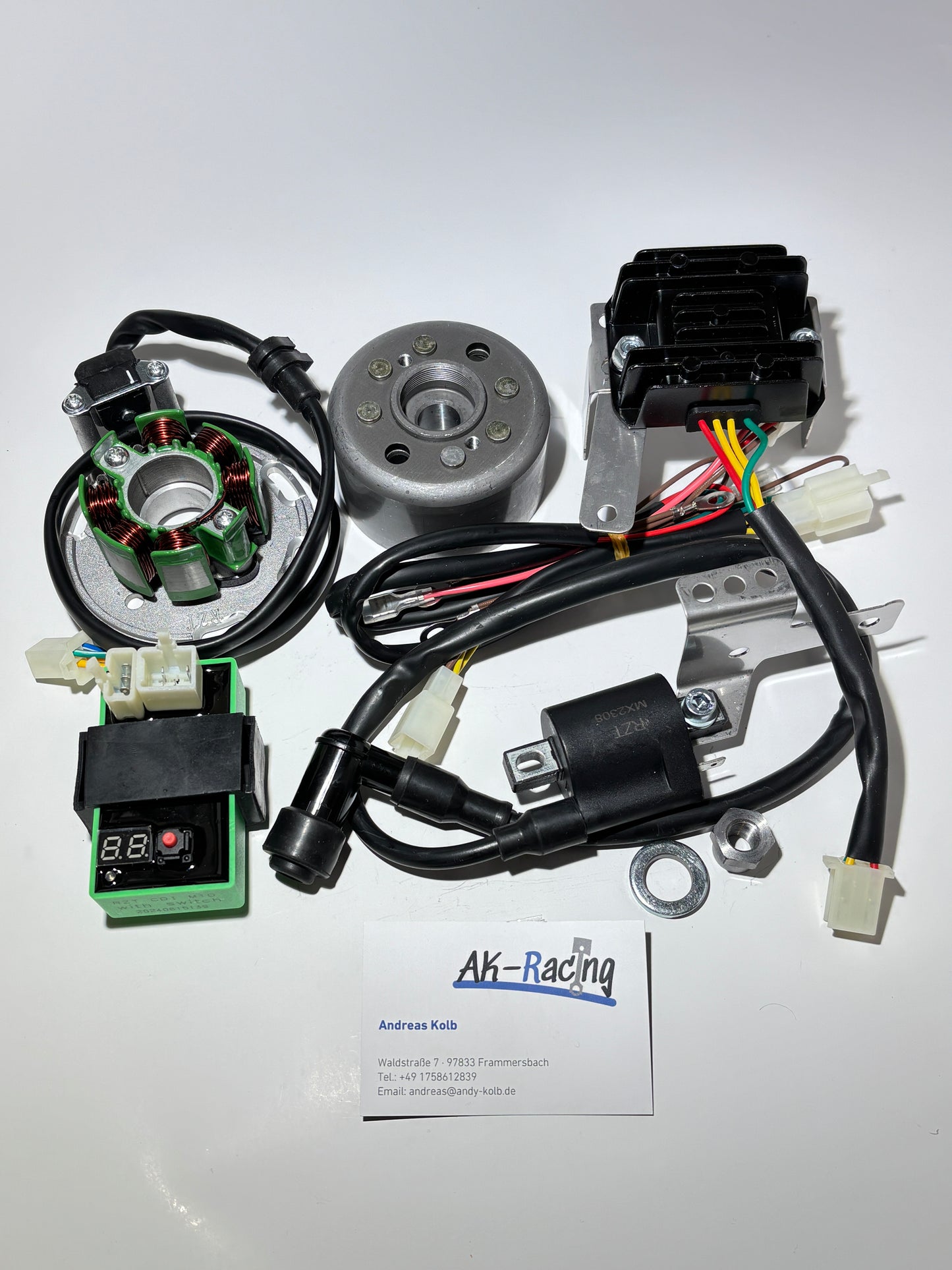 Delta 21 Zündung, 10 Zündkurven, Drehzahlbegrenzer, 90mm Grundplatte, 85W, Sachs, Zündapp, Kreidler