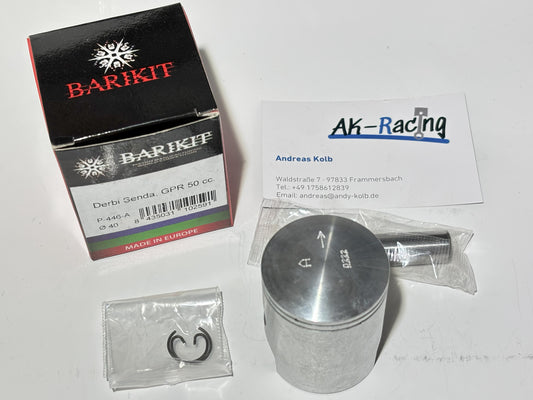 Barikit 2-Ring Kolben, Gusszylinder, Derbi Senda, Sachs 506