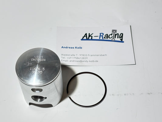 VHM 1-Ring Racing Kolben 40mm, 12mm Kolbenbolzen, Kreidler