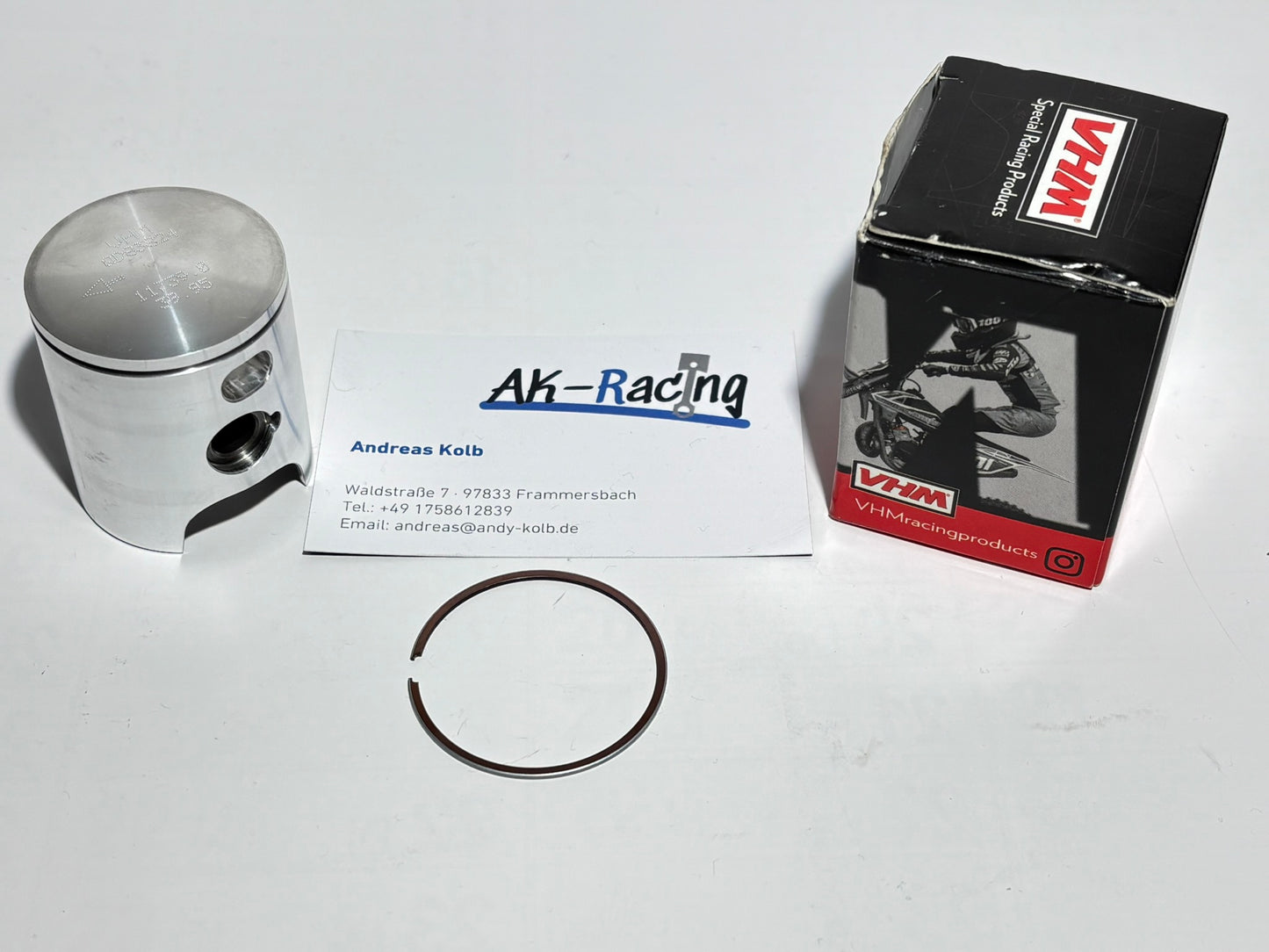 VHM 1-Ring Racing Kolben 40mm, 12mm Kolbenbolzen, Bidalot, Sachs