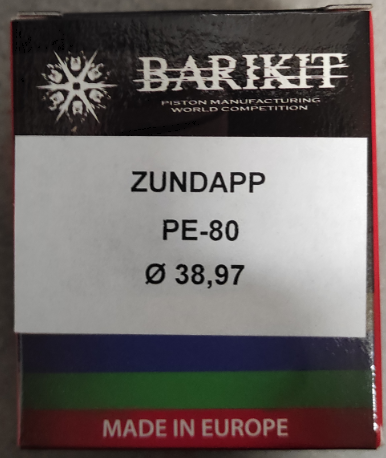 Barikit 1-Ring Racing Kolben, Zündapp